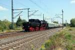 EMBB 52 8154-8 mit dem DPE 81285 von Wurzen nach Karsdorf, am 24.08.2019 bei der Einfahrt in Naumburg Hbf.