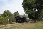 Die 44 1486-8 mit dem DLr 80784 von Freyburg nach Karsdorf, am 07.09.2019 in Blagst�dt.