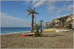 Morgenstille am Strand von Finale Ligure.
(26.09.2022)

