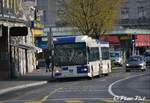 Autobus Articulé Van hool AG300 543
Ici à Lausanne Bel-Air 
Le 10 Décembre 2011