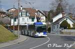 Autobus Articulé Vanhool New AG300 561 
Ici à Epalinges Planches 
Le 19 Mars 2012