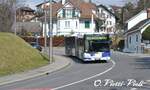 Autobus Articulé Neoplan Centroliner 616
Ici à Epalinges, Planches 
Le 19 Mars 2012