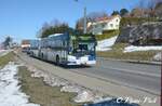 Autobus Articulé Neoplan Centroliner 621
Ici au Mont-sur-Lausanne Grand-Mont
Le 24 Février 2015