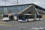 Autobus articulé Lion's City GL 633  Ici à Lausanne Blécherette  le 10 Octobre 2020