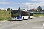 Autobus articulé Lion's City GL 640  Ici à Crissier, Timonet  le 1 Juin 2018
