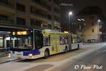Autobus articulé Lion's City GL 672  Ici Chavannes Glycines  le 24 Janvier 2020