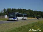Autobus articulé Lion's City GL 675  Ici à Bretigny sur Morrens  le 30 Juillet 2019