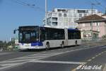 Autobus articulé Lion's City GL 685  Ici à Lausanne Bonne Espérance  le 7 Août 2020