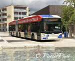 Trolleybus articulé Hess BGT-N2C 836   Ici à Lausanne Place de la Sallaz