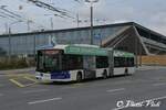 Trolleybus articulé Hess BGT-N2C 848  Ici à Lausanne Blécherette  le 13 Octobre 2020