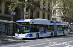Trolleybus articulé Hess BGT-N2C 858  Ici à Lausanne, Georgette  le 05 Mai 2012